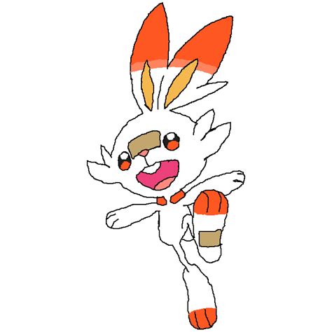 Scorbunny Pokemon Png Isolated Image Png Mart