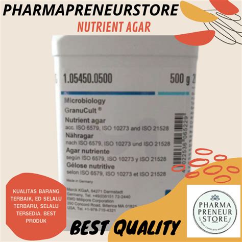 Nutrient Agar Pro Analisa Gram Kemasan Merck Best Quality Lazada