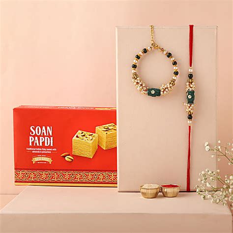 Sneh Pearl Bhaiya Bhabhi Rakhis Soan Papdi Australia Gift Sneh