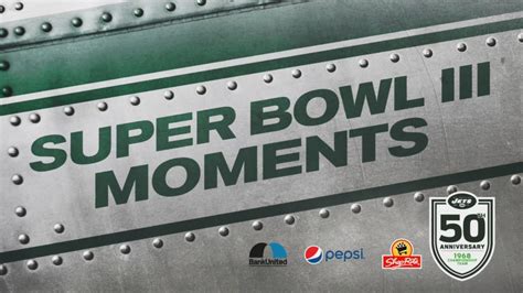 Super Bowl III Moments: Jets vs. Colts on Super Bowl Sunday