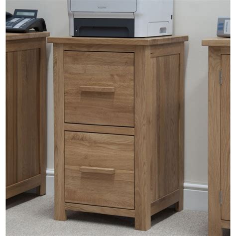 Opus Solid Oak Furniture Two Drawer Filing Cabinet Sale