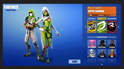 ESPORT SKINS FORTNITE BR LEAKS YouTube