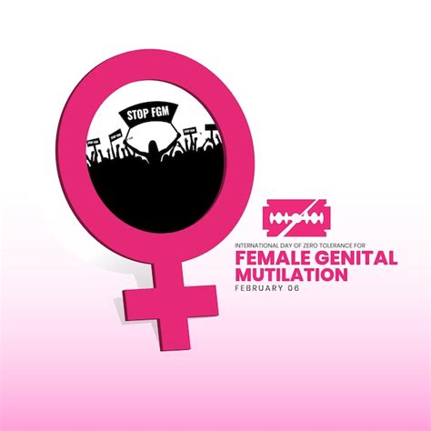 Premium Vector International Day Of Zero Tolerance For Female Genital