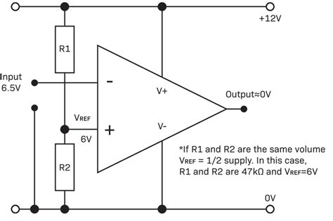 Comparator Circuit Using 741 Op Amp Circuit Diagram