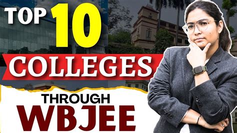 Wbjee Top Colleges To Target Total Fees Placement Campus