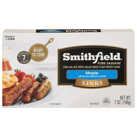 Smithfield Pork Sausage Maple Links 7 Oz Delivery Or Pickup Near Me Instacart