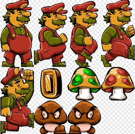 Super Mario World Background Sprites