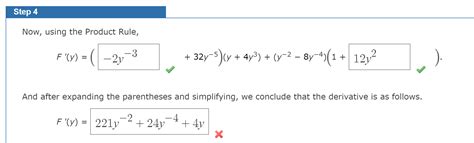 Solved Now Using The Product Rule