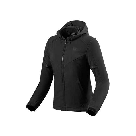 Chaqueta Moto Mujer Revit Afterburn H2O Negra