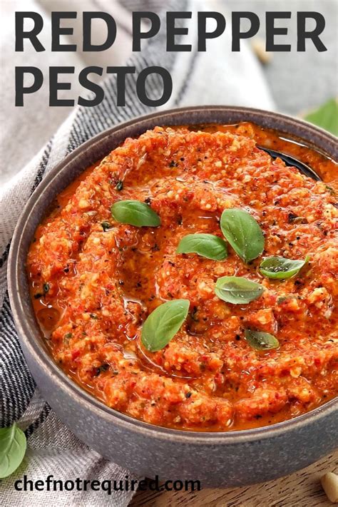 Red Pepper Pesto Recipe Artofit