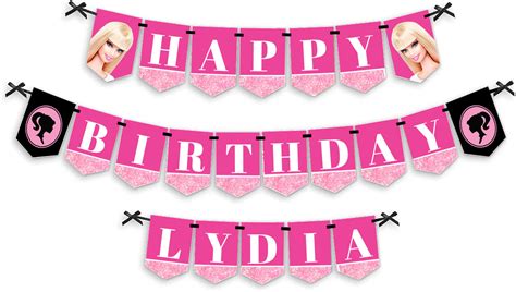 Birthday Banner Birthday Backdrop Hari Jadi Barbie Ph