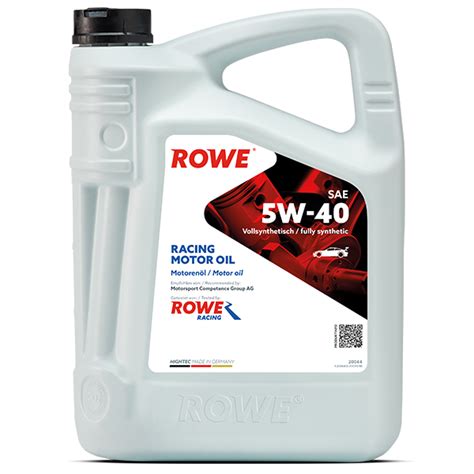 Моторное масло Rowe Hightec Racing Motor Oil SAE 5W-40 NEW 5л в Москве