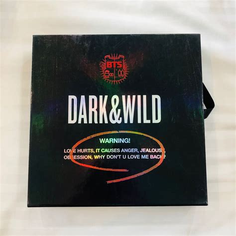 W Pc Bts Dark And Wild Album Hobbies Toys Memorabilia