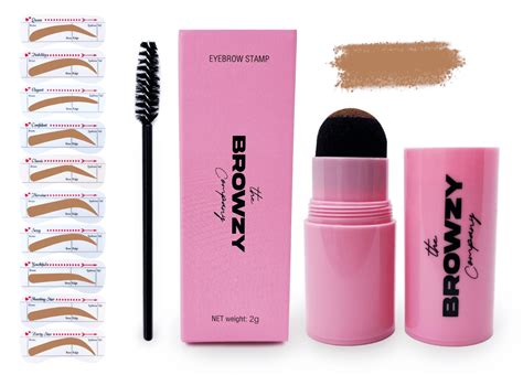 Eyebrow Stamp Brow Kit With Stencil Brow Pomade Blonde Eyebrow