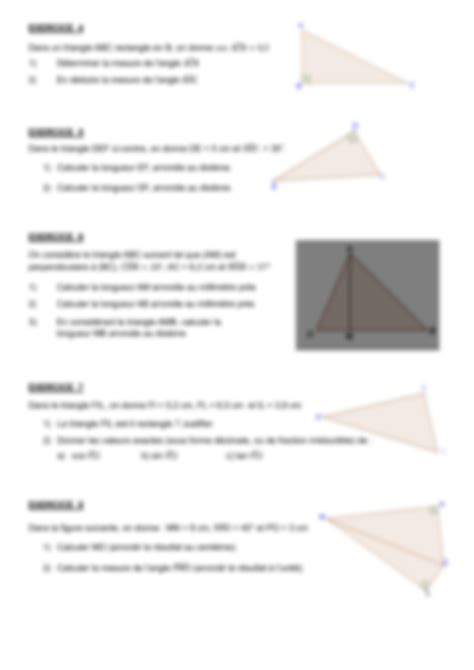 Solution Exercices Trigonom Trie Studypool