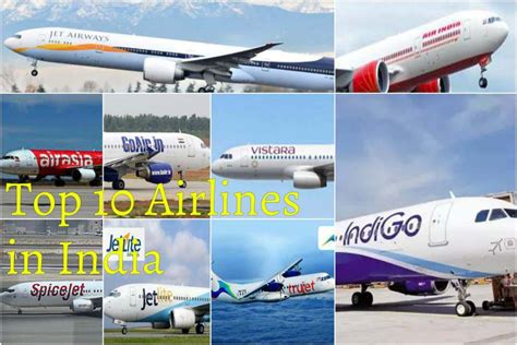 Top 10 Airlines In India 2017 Jetline Marvel