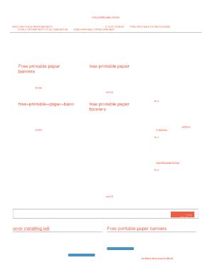 Fillable Online Free printable paper banners Fax Email Print - pdfFiller