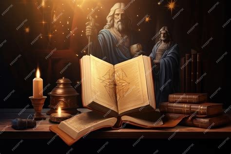 Premium Ai Image Christianity Theme Backdrop Card Design Template