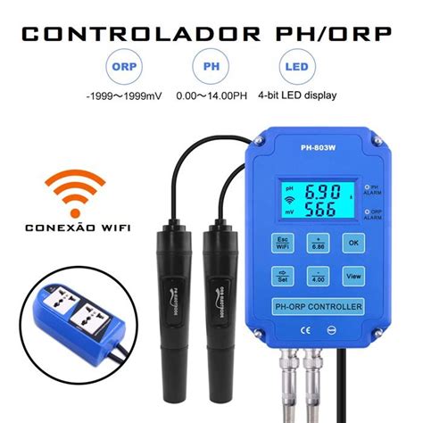 Controlador De Ph E Orp Autom Tico Wifi Piscina Aquario