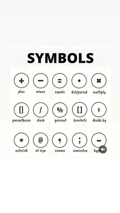 symbols foryou english englishlanguage symbols vocabulary study