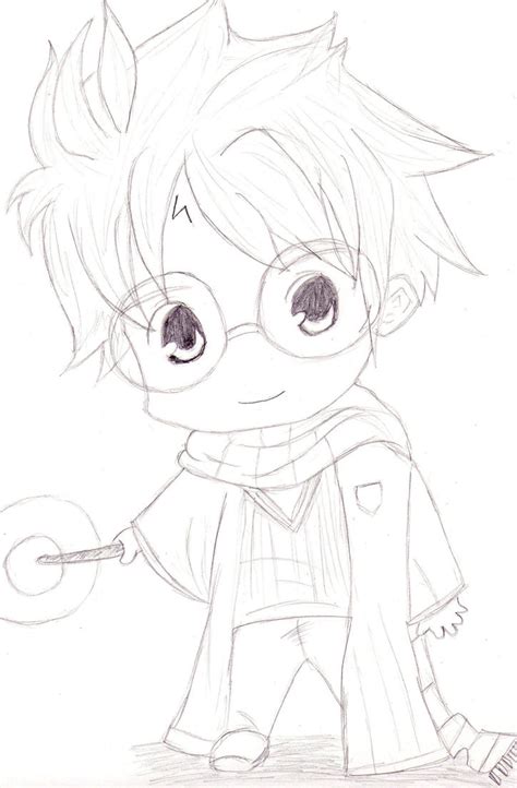 Chibi Harry Potter By Roxas007 On Deviantart