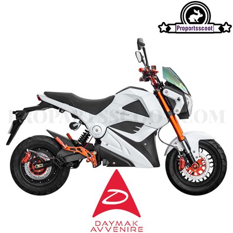 Electric Motorcycle Daymak Em1 72volts 500watts — White