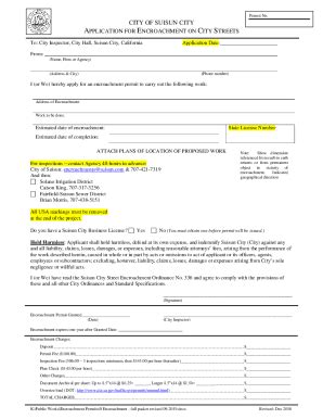 Fillable Online Permit No City Of Suisun City Application For