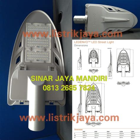 Lampu Pju Led Osram Ledenvo Watt Pju Solar Cell Indonesia