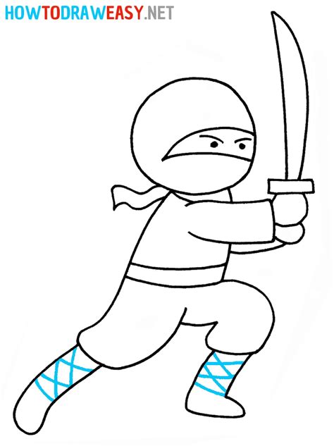 How To Draw A Ninja Draw For Kids