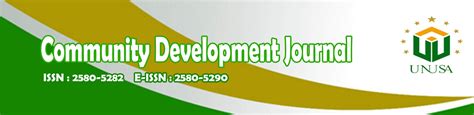 Community Development Journal Lppm Unusa