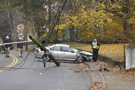 Woman Flees Scene After Crashing Stolen Vehicle Into Utility Pole