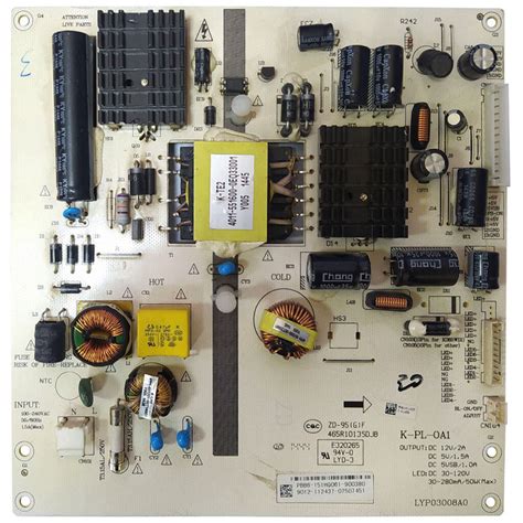 *Блок питания K-PL-OA1 (K-PL-0A1) 4702-2PL0A1-A8133V01 для DEXP ...