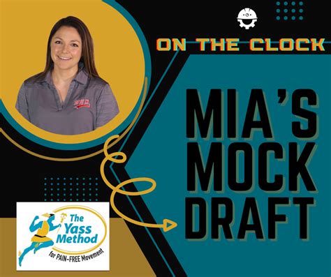 Mia S Mock Draft Monday 4 0 1010XL 92 5FM