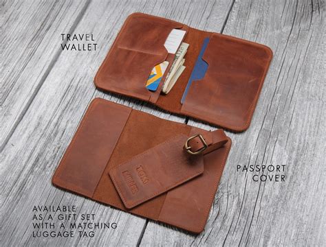 Passport Cover Leather Passport Holder Personalized For Men Etsy Canada