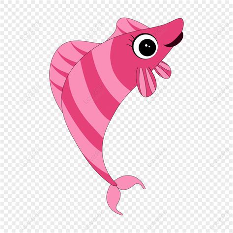 Cute Pink Fish Cartoon Clipartlovely Fishbeautybeautiful Png Image