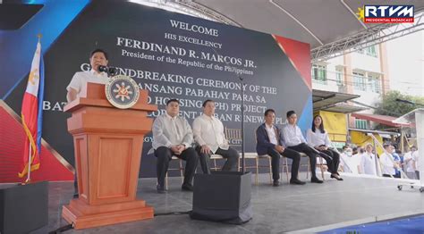 Speech By President Ferdinand R Marcos Jr At The Groundbreaking