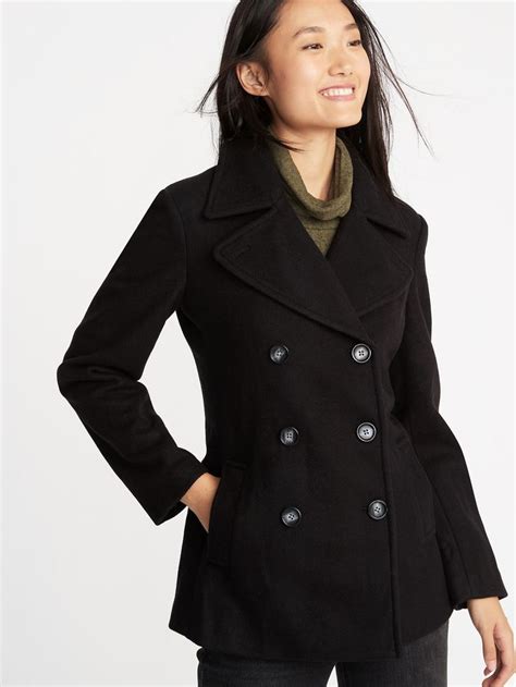 Soft Brushed Peacoat For Women Old Navy