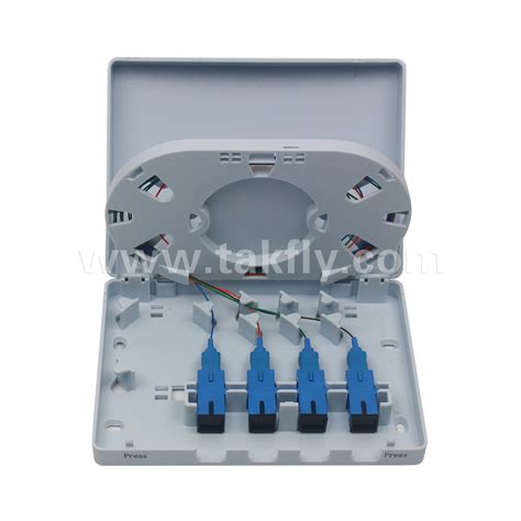 China 4 Ports FTTH Small Size Mini Fiber Optic Terminal Box China