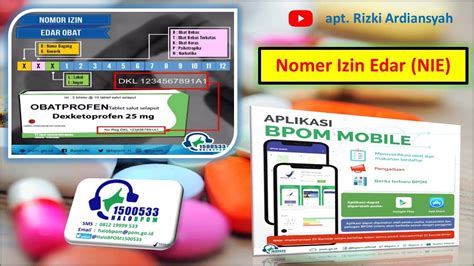 PIO Nomer Izin Edar NIE Obat YouTube