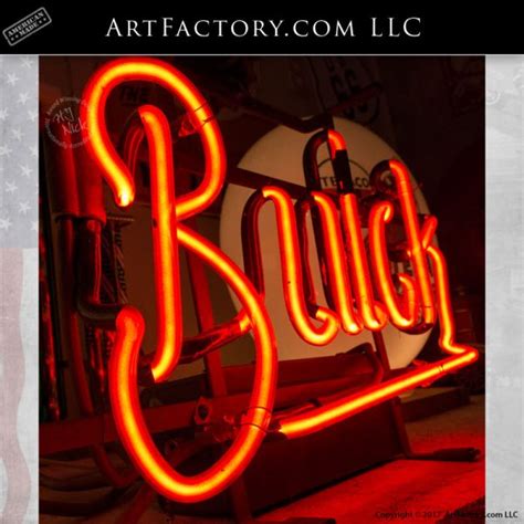 Rare Buick Showroom Neon Sign - Original Vintage 1940's Advertising