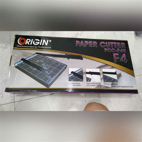 Jual Pemotong Kertas Origin Paper Cutter F4 Folio Letter 25x38 Cm