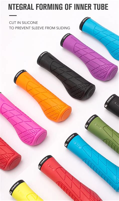 Guidon de vélo TANKE vélo Silicone poignée couverture 1 paire vtt