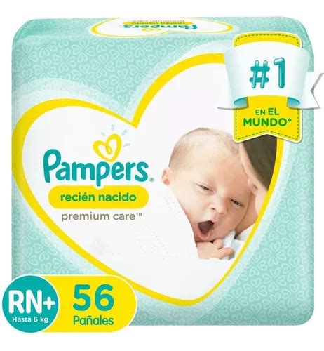 Pañal Pampers Premium Care Recién Nacido 56 Un Género Sin Género Tamaño