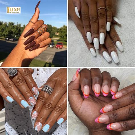 A Guide To Choose The Best Sns Nail Colors For Dark Skinned Women