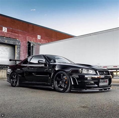 Black R34 Nissan Gtr Skyline Nissan Skyline Nissan Skyline Gt