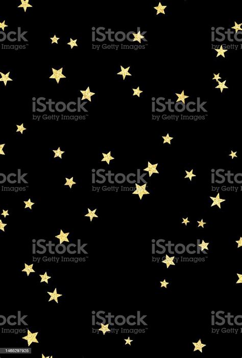 Background Illustration Of Beautiful Glittering Stars Stock ...