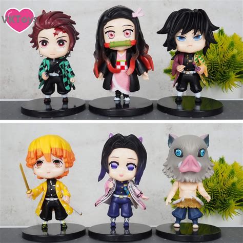 พร้อมส่ง โมเดล ดาบพิฆาตอสูร Demon Slayerkimetsu No Yaiba สูง 9 10 Cm