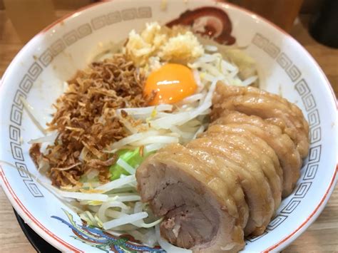 「ラーメン豚山」で汁なし 幡ヶ谷 の巻【 109 杯目 】 カラーひよこのブログ