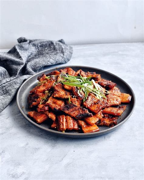 Korean Spicy Pork Belly Bulgogi Easy Bbq Recipe The Subversive Table