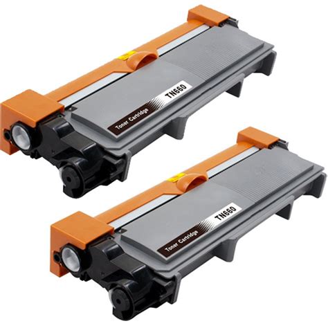 Brother Tn660 Black Toner Cartridge High Yield Twin Pack